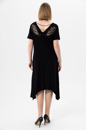 لباس مشکی زنانه بافتنی EtkiModa - کد 107141409