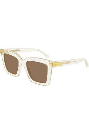 عینک آفتابی زرد زنانه UV400 Bottega Veneta - کد 297829904