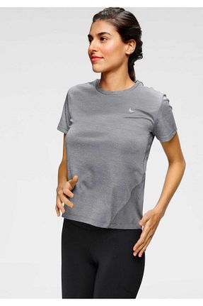 تیشرت اسپرت طوسی زنانه رگولار Nike - کد 736072403