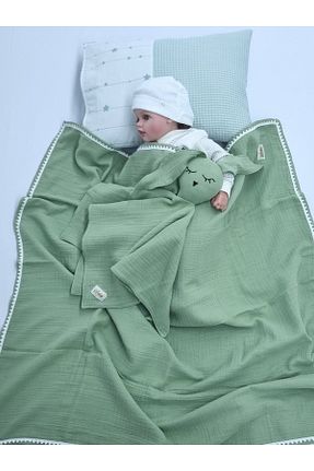 پتوی کودک و نوزاد سبز پنبه ای Yada Baby - کد 736184563