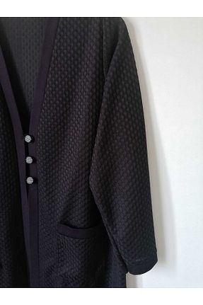 کت سایز بزرگ بنفش زنانه نخ anne moda ankara - کد 736129057