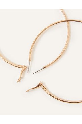 گوشواره جواهر طلائی حلقه Accessorize - کد 736341184