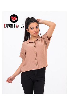 پیراهن قرمز بچه گانه Relaxed RAMON&ARTOS - کد 736372713