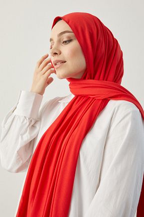 شال قرمز زنانه پنبه ای Yefrastore - کد 736927414