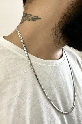 گردنبند استیل ( فولاد ) مردانه استیل ضد زنگ UBUH SHOP - کد 737110765