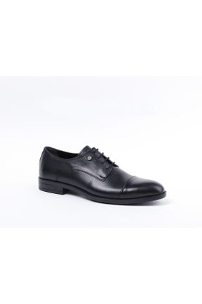 کفش کلاسیک مشکی مردانه چرم طبیعی پاشنه کوتاه ( 4 - 1 cm ) پاشنه نازک کد 737208290
