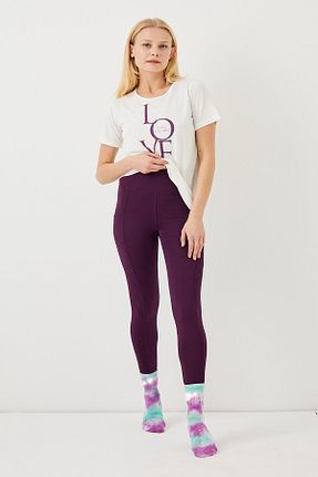 ست بالاتنه و پائین تنه اسپرت بنفش زنانه ENNA MODA - کد 720759024