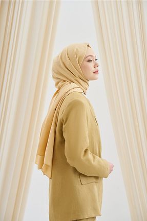 شال طلائی زنانه پلی استر ARMANDA - کد 737361449