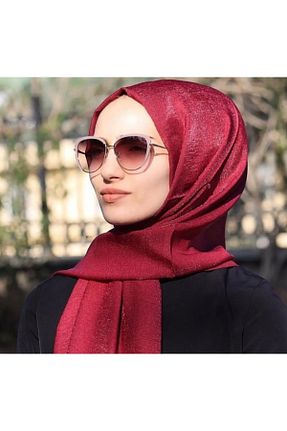 شال زرشکی زنانه Gül Eşarp - کد 737853513