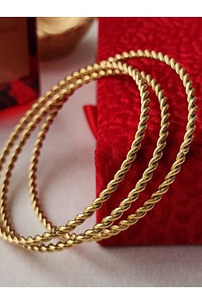 دستبند استیل (فولاد) طلائی زنانه استیل (فولاد) ZÜLİSCH - کد 736497451