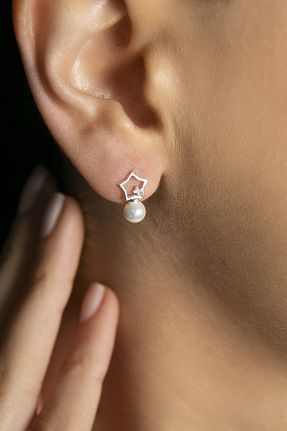 گوشواره نقره زنانه 925 عیار Elika Silver - کد 736684730