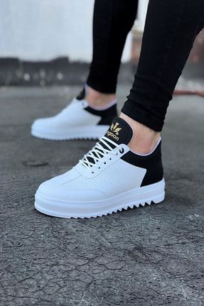 کفش اسنیکر سفید مردانه بند دار Rainon Store - کد 736507429