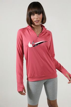 سوئیشرت اسپرت صورتی زنانه اسلیم فیت Nike - کد 736809431