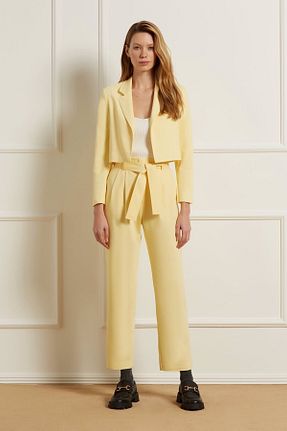 کت زرد زنانه Blazer Dahlia Bianca - کد 736816587