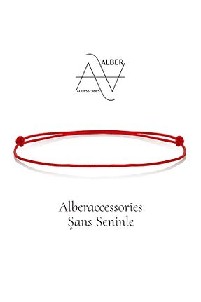 دستبند جواهر قرمز زنانه alberaccessories - کد 106134613