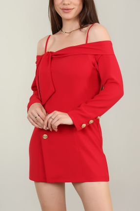 لباس قرمز زنانه بافتنی کد 737368340