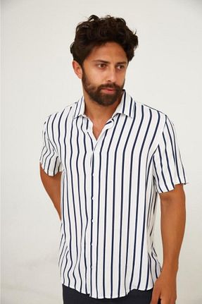 پیراهن سفید مردانه رگولار Cazador - کد 7079384