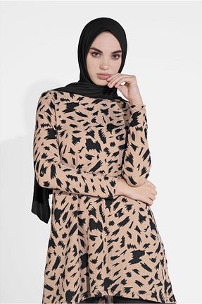 ست بالاتنه و پائین تنه حجاب بژ زنانه رگولار TRENDTESETTÜR - کد 86187425