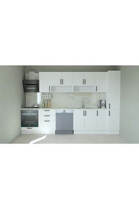 کابینت های آماده آشپزخانه سفید Suntalam MOBİLİQUE - کد 652759584