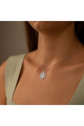 گردنبند نقره زنانه 925 عیار Dkmn Silver - کد 736920367