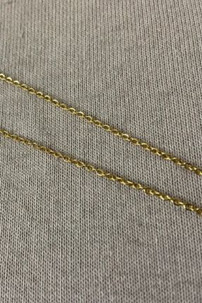 گردنبند استیل ( فولاد ) طلائی زنانه استیل ضد زنگ UBUH SHOP - کد 737109173