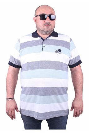تیشرت سایز بزرگ سرمه ای مردانه T-Shirt Starbattal - کد 737341441