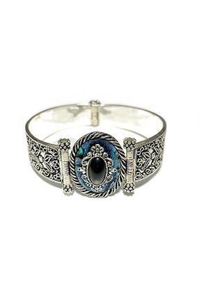 دستبند نقره رنگی زنانه 925 عیار TAŞHAN - کد 737809015