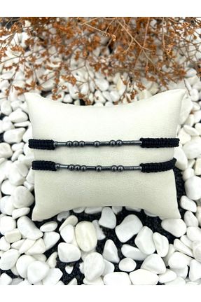 دستبند جواهر طوسی زنانه سنگ طبیعی EKA TASARIM - کد 737995050