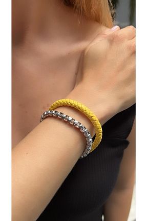 دستبند جواهر زنانه چرم Kutcha Accessories - کد 738033914