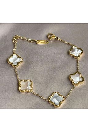 دستبند استیل (فولاد) سفید زنانه استیل (فولاد) Stella Accessory - کد 737363090