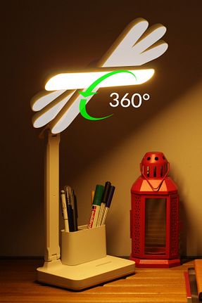 چراغ مطالعه / رومیزی سفید پلاستیک Telvesse - کد 637879977