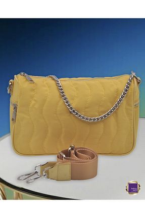 کیف دوشی زرد زنانه adba - کد 738348322