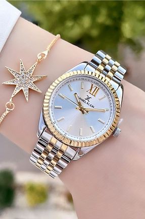 ساعت مچی طلائی زنانه 31-34 میلی متر Daniel Klein - کد 738437628