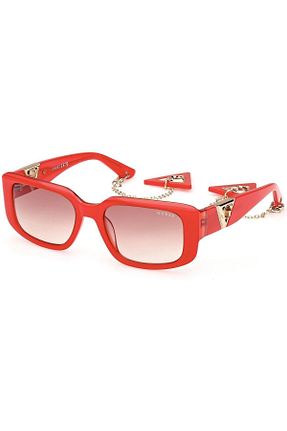 عینک آفتابی قرمز زنانه UV400 Guess - کد 738587327