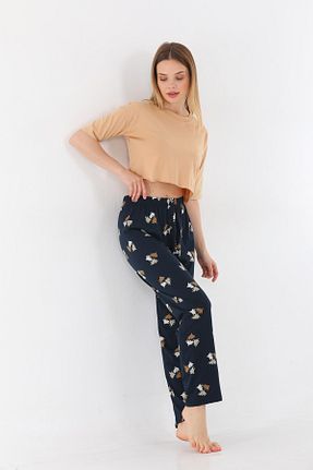 پائین تنه راحتی رنگی زنانه پنبه ای Arvin Pijama - کد 738775105