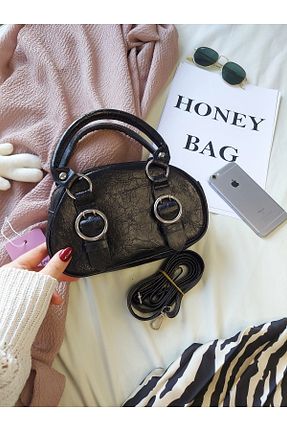 کیف دستی مشکی زنانه ابعاد کوچک HONEY BAG - کد 738810237