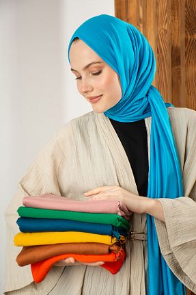 شال آبی زنانه ویسکون Arden Scarf - کد 738670916