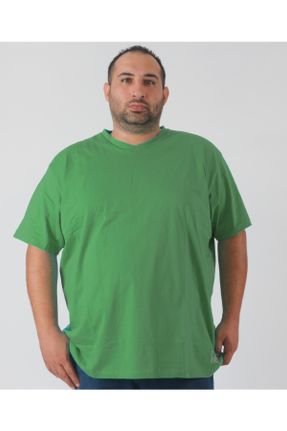 تی شرت سبز زنانه راحت پنبه (نخی) کد 668702818