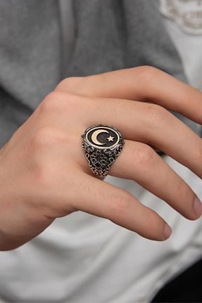 انگشتر نقره مردانه زیرکن GT Gümüş Tezgahı - کد 738807479