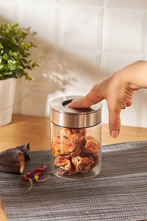 ظرف نگهداری متالیک شیشه Emsan - کد 739088288