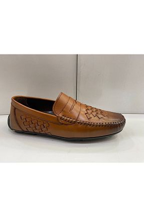کفش لوفر قهوه ای مردانه چرم خالص RODEM - کد 739197450