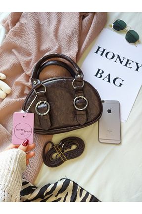 کیف دستی قهوه ای زنانه ابعاد کوچک HONEY BAG - کد 739316425