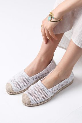 کفش لوفر سفید زنانه چرم مصنوعی پاشنه کوتاه ( 4 - 1 cm ) کد 738007521