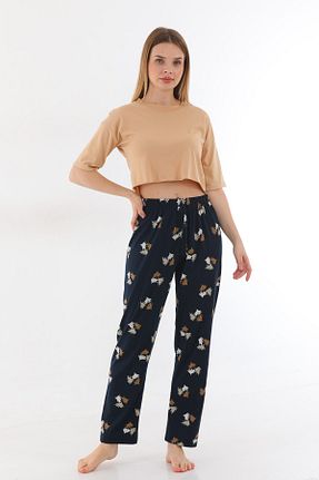 پائین تنه راحتی رنگی زنانه پنبه ای Arvin Pijama - کد 738775105