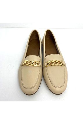 کفش کژوال بژ زنانه چرم خالص SAST - کد 738804387
