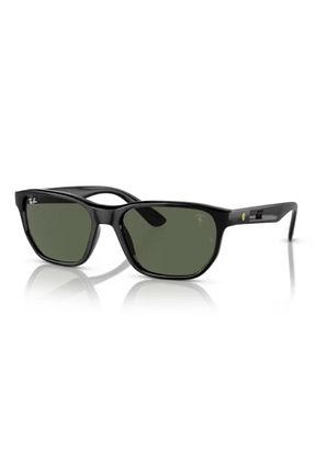 عینک آفتابی مشکی مردانه UV400 Ray-Ban - کد 738837497