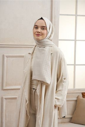 شال بژ زنانه پلی استر ARMANDA - کد 738892629
