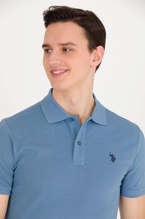 تیشرت آبی مردانه رگولار U.S. Polo Assn. - کد 739283245