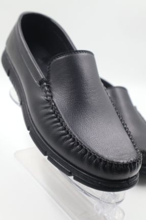 کفش کلاسیک مشکی مردانه چرم مصنوعی پاشنه کوتاه ( 4 - 1 cm ) پاشنه ساده کد 738087083