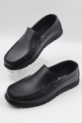 کفش کلاسیک مشکی مردانه چرم مصنوعی پاشنه کوتاه ( 4 - 1 cm ) پاشنه ساده کد 738087083